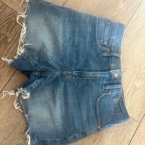 Madewell High Rise Denim Short